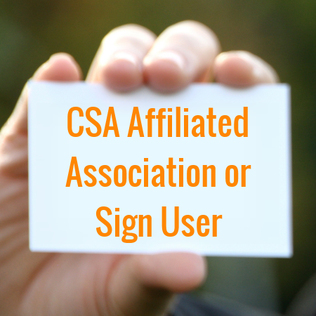Affiliated Association or Sign User
